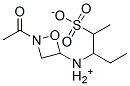 3-(Dimethyl-2-(acetimidoxyethyl)ammonio)propanesulfonate Struktur