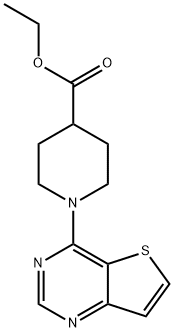 1-チエノ[3,2-D]ピリミジン-4-イルピペリジン-4-カルボン酸エチル price.