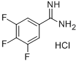 3,4,5-TRIFLUORO-BENZAMIDINE HYDROCHLORIDE Struktur