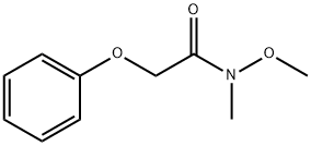 (N-METHOXY-N-METHYLCARBAMOYLMETHYL)PHENOXYMETHANE Struktur