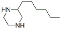 Piperazine, 2-hexyl- (7CI,9CI) Struktur