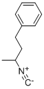 1-METHYL-3-PHENYLPROPYLISOCYANIDE Struktur