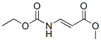 2-Propenoic  acid,  3-[(ethoxycarbonyl)amino]-,  methyl  ester Struktur