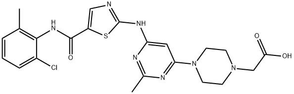 Dasatinib Carboxylic Acid Struktur