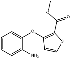 METHYL 3-(2-AMINOPHENOXY)-2-THIOPHENECARBOXYLATE Struktur