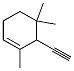 Cyclohexene, 6-ethynyl-1,5,5-trimethyl- (9CI) Struktur