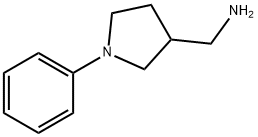 (1-phenylpyrrolidin-3-yl)methylamine Struktur