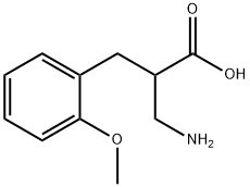 2-AMINOMETHYL-3-(2-METHOXY-PHENYL)-PROPIONIC ACID Struktur