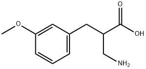 2-AMINOMETHYL-3-(3-METHOXY-PHENYL)-PROPIONIC ACID Struktur