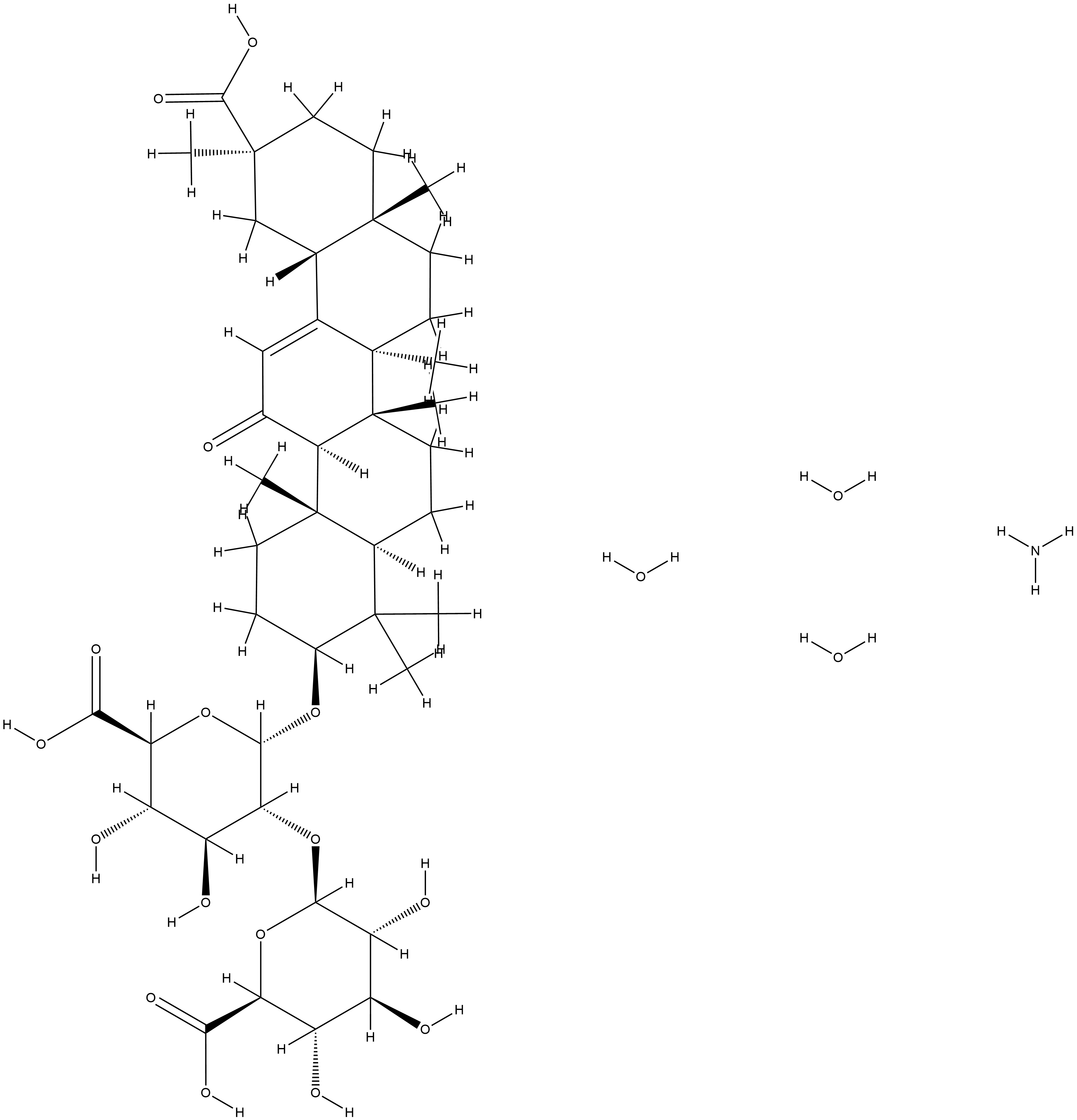 GLYCYRRHIZIC ACID, AMMONIUM SALT, TRIHYDRATE(RG)