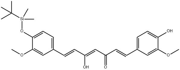 O-tert-Butyl-diMethylsilyl CurcuMin Struktur