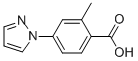 2-METHYL-4-(1H-PYRAZOL-1-YL)BENZOIC ACID Struktur