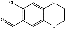 1,4-Benzodioxin-6-carboxaldehyde,  7-chloro-2,3-dihydro- Struktur