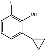 Phenol,  2-cyclopropyl-6-fluoro- Struktur