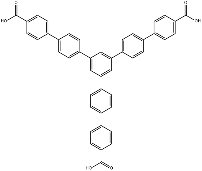 1,3,5-Tris(4'-carboxy[1,1'-biphenyl]-4-yl)benzene Structure