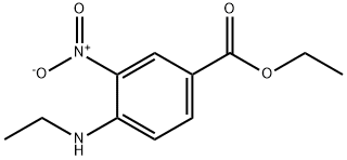 4-乙基氨基-3-硝基-苯甲酸乙酯 結構式