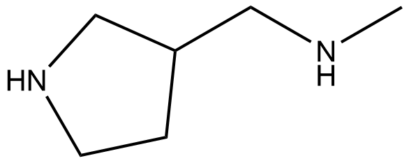 Methyl-pyrrolidin-3-ylmethyl-amine Struktur