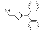 3-(METHYLAMINOMETHYL)-N-BENZHYDRYLAZETIDINE Struktur