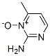 2-Pyrimidinamine, 4-methyl-, 3-oxide (9CI) Struktur