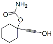 Carbamic acid, 1-(hydroxyethynyl)cyclohexyl ester (7CI) Struktur