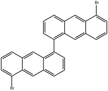 5,5'-dibroMo-1,1'-bianthracene Struktur