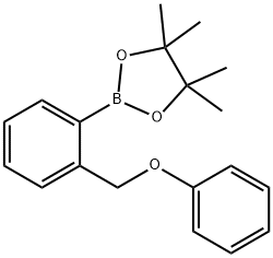 4,4,5,5-tetramethyl-2-[2-(phenoxymethyl)phenyl]-1,3,2-dioxaborolane Struktur