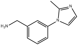 3-(2-methyl-1h-imidazol-1-yl)benzylamine Struktur