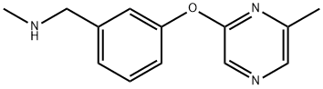 N-Methyl-3-[(6-methylpyrazin-2-yl)oxy]benzylamine Struktur