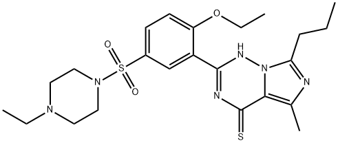 Thiovardenafil Struktur