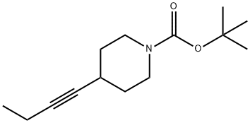 1-Boc-4-but-1-ynyl-piperidine Struktur