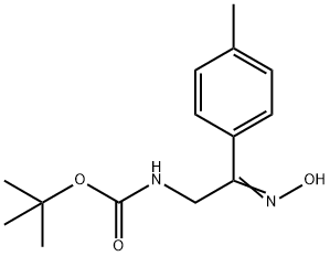 (2-HYDROXYIMINO-2-P-TOLYL-ETHYL)-CARBAMIC ACID TERT-BUTYL ESTER Struktur