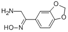 2-AMINO-1-BENZO[1,3]DIOXOL-5-YL-ETHANONE OXIME Struktur