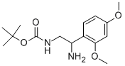 [2-AMINO-2-(2,4-DIMETHOXY-PHENYL)-ETHYL]-CARBAMIC ACID TERT-BUTYL ESTER Struktur