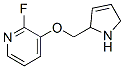 3-(2,5-Dihydro-1H-pyrrol-2-ylmethoxy)-2-fluoro-pyridine Struktur