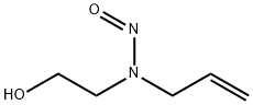 N-nitroso-N-allyl-N-ethanolamine Struktur