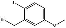 Benzene, 2-(broMoMethyl)-1-fluoro-4-Methoxy- Struktur