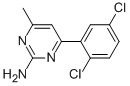 4-METHYL-6-(2, 5-DICHLOROPHENYL)PYRIMIDIN-2-AMINE Struktur