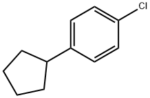 BENZENE, 1-CHLORO-4-CYCLOPENTYL- Struktur