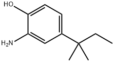 2-AMINO-4-TERT-AMYLPHENOL Struktur