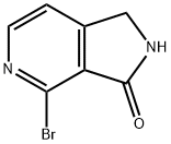 3H-Pyrrolo[3,4-c]pyridin-3-one, 4-broMo-1,2-dihydro- Struktur