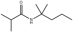 Propionamide,  N-(1,1-dimethylbutyl)-2-methyl-  (7CI) Struktur