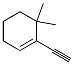 Cyclohexene, 1-ethynyl-6,6-dimethyl- (9CI) Struktur