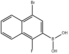 4-BROMO-1-FLUORO-2-NAPHTHALENEBORONIC ACID price.