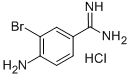 BENZENECARBOXIMIDAMIDE,4-AMINO-3-BROMO-,HYDROCHLORIDE Struktur