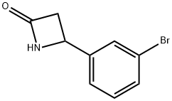 4-(3-BROMOPHENYL)-2-AZETIDINONE Struktur