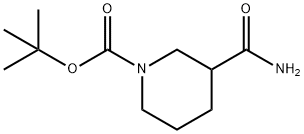 1-N-BOC-PIPERIDINE-3-CARBOXAMIDE Structure