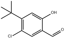 4-TERT-BUTYL-5-CHLORO-2-HYDROXYBENZALDEHYDE Struktur