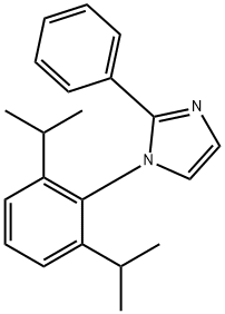 1-(2,6-Diisopropylphenyl)-2-phenyl-1H-iMidazole Struktur