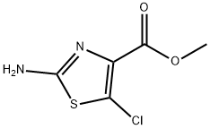 2-AMINO-5-CHLOROTHIAZOLE-4-CARBOXYLIC ACID METHYL ESTER Struktur