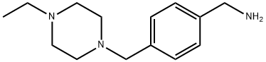 4-(4-ETHYLPIPERAZIN-1-YLMETHYL)BENZYLAMINE Struktur